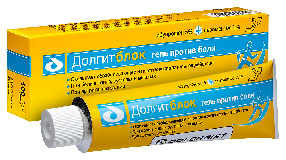 ДОЛГИТБЛОК гель (туба) 5%+3% - 50г