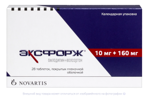 ЭКСФОРЖ таб п/об 10мг+160мг n28