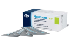 ЧАМПИКС таб п/об 1мг n112