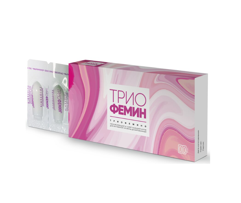 ТРИОФЕМИН крем д/интимной гигиены доз. n10