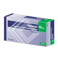 Эманера капс. кишечнораств. 40мг №28