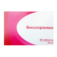 БИСОПРОЛОЛ таб п/об 10мг 30 шт.