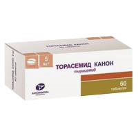 ТОРАСЕМИД таб 5мг 20 шт.