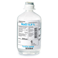 НАТРИЯ ХЛОРИД р-р д/инф. (фл.) 0.9% - 250мл 10 шт.