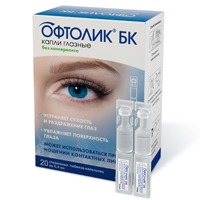 ОФТОЛИК бк капли гл. (тюб-кап.) 0.4мл n20