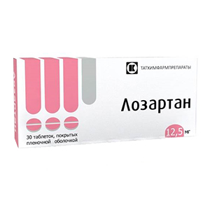 ЛОЗАРТАН таб п/об 12.5мг 30 шт.