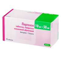ЛОРТЕНЗА таб п/об 10мг+50мг 30 шт.