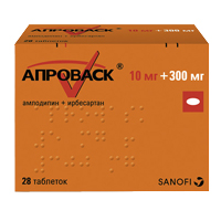 АПРОВАСК таб п/об 10мг+300мг n56