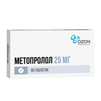 МЕТОПРОЛОЛ ретард таб п/об 25мг 30 шт.