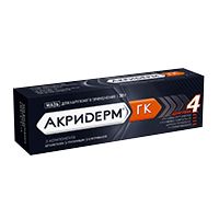АКРИДЕРМ ГК мазь (туба) 30г