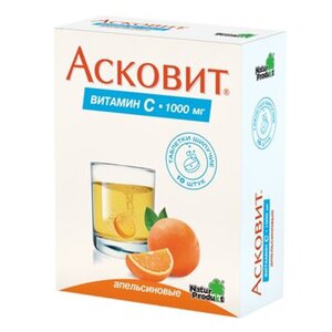 АСКОВИТ таб шип. 1г n10 Лимонный
