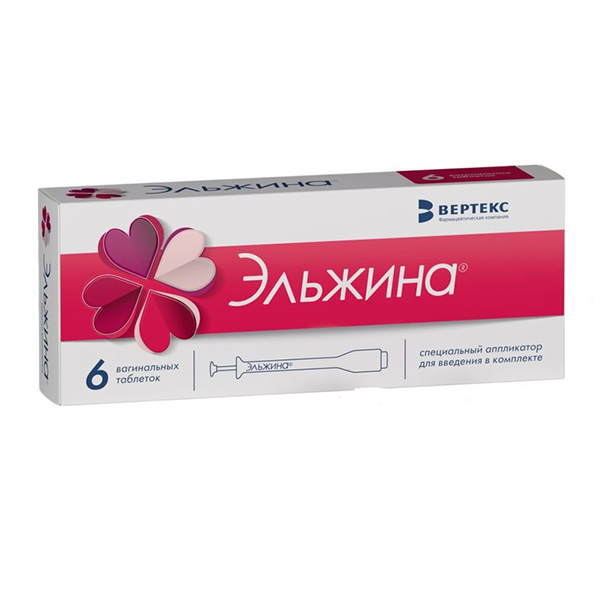 ЭЛЬЖИНА таб ваг. 6 шт.