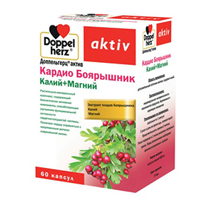 ДОППЕЛЬГЕРЦ АКТИВ КАРДИО БОЯРЫШНИК КАЛИЙ+МАГНИЙ капс. n60
