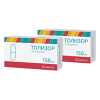 ТОЛИЗОР капс. 150мг n30