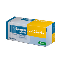 КО-ДАЛЬНЕВА таб 5мг+1.25мг+4мг n90