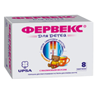 Фервекс пак.(пор. д/приг. р-ра д/приема внутрь) №8 (лимонный без сахара)