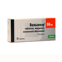 ВАЛЬСАКОР таб п/об 80мг 30 шт.