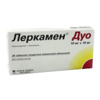 ЛЕРКАМЕН ДУО таб п/об 10мг+10мг n28