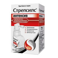 СТРЕПСИЛС ИНТЕНСИВ спрей (фл.) 15мл