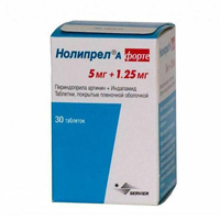 НОЛИПРЕЛ А ФОРТЕ таб п/об 5мг+1.25мг 30 шт.