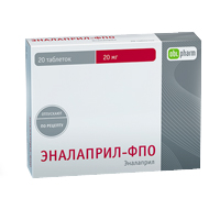 Эналаприл таб. 20мг №20