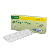ЭСПА-БАСТИН таб п/об 10мг 10 шт.