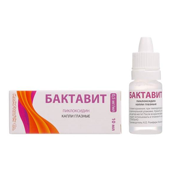 БАКТАВИТ капли гл. (фл-кап.) 10мл