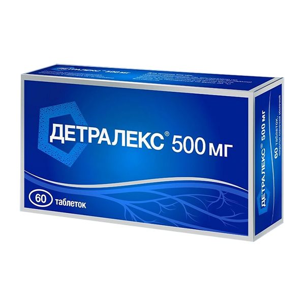ДЕТРАЛЕКС таб п/об 500мг n60