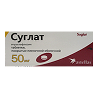СУГЛАТ таб п/об 50мг n30
