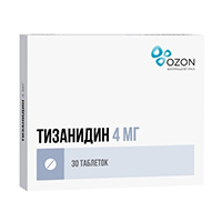 ТИЗАНИДИН таб 4мг 30 шт.