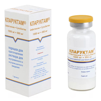 КЛАРУКТАМ пор. д/ин. (фл.) 1000мг+500мг n1