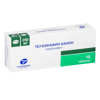 ТЕРБИНАФИН таб 250мг n10