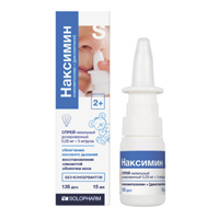 НАКСИМИН спрей назал. (фл.) 0.05мг+5мг/доза 15мл