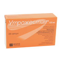 УТРОЖЕСТАН капс. 100мг 28 шт.