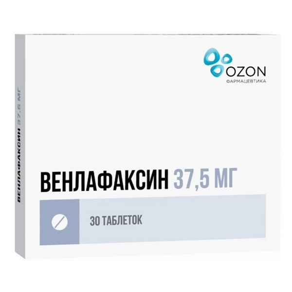 ВЕНЛАФАКСИН таб 37.5мг 30 шт.