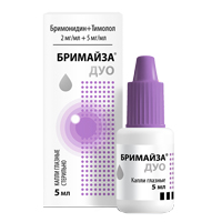 БРИМАЙЗА ДУО капли гл. (фл-кап.) 2мг+5мг/мл - 5мл 1 шт.