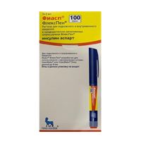 ФИАСП ФлексПен р-р д/ин. (шприц-ручка) 100ЕД/мл - 3мл n5