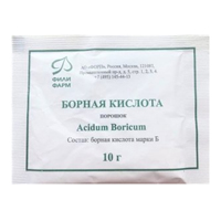 БОРНАЯ КИСЛОТА пор. 10г 1 шт.