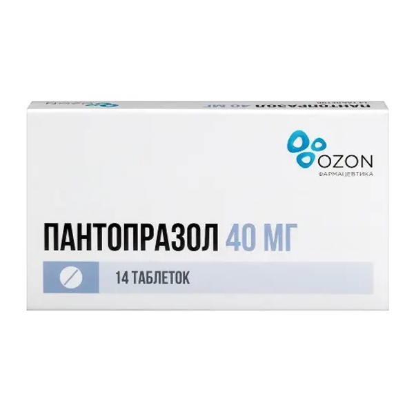 ПАНТОПРАЗОЛ таб п/об 40мг 28 шт.