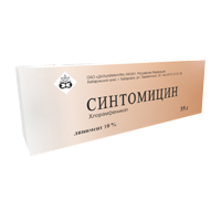 СИНТОМИЦИНА ЛИНИМЕНТ (туба) 10% 35г