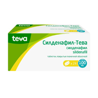 СИЛДЕНАФИЛ таб п/об 100мг 24 шт.