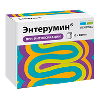 ЭНТЕРУМИН пор. д/сусп. (пак.) 800мг 12 шт.