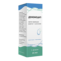 ДЕМЕФЕЦИЛ капли наз. (фл.) 0.25мг+2.5мг/мл - 15мл n1