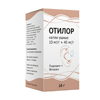 ОТИЛОР капли ушн. (фл.) 16г