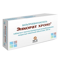ЭНКОРАТ ХРОНО таб п/об 500мг n30