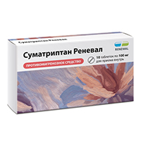Суматриптан Реневал таб. п/пл. об. 100мг №10