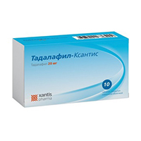 ТАДАЛАФИЛ таб п/об 20мг n10
