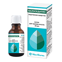 ВАЛОСЕДАТИН капли (фл.) 25мл