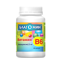 БЛАГОМИН ВИТАМИН В6 капс. 40 шт.