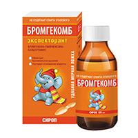БРОМГЕКОМБ экспекторант сироп 100мл 1 шт. БРОМГЕКОМБ экспекторант сироп 100мл 1 шт.